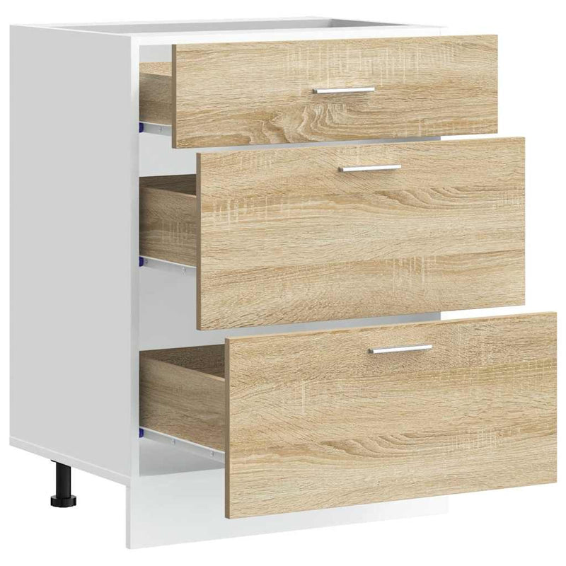 vidaXL “Lyon” konyhai alapszekrény Sonoma Oak Engineered Wood