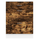 vidaXL “Lyon” konyhai alapszekrény füstölt tölgy fűrészelt fa