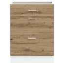 vidaXL “Lyon” konyhai alapszekrény Artisan Oak Engineered Wood