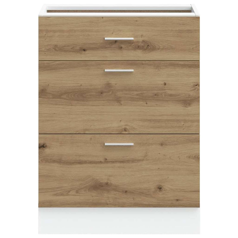 vidaXL “Lyon” konyhai alapszekrény Artisan Oak Engineered Wood