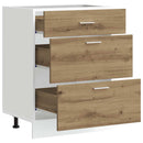 vidaXL “Lyon” konyhai alapszekrény Artisan Oak Engineered Wood