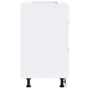 vidaXL Porto fehér szerelt fa konyhai alapszekrény