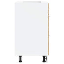 vidaXL Porto sonoma tölgy színű szerelt fa konyhai alapszekrény