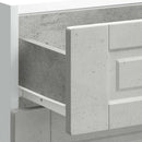 vidaXL Porto betonszürke szerelt fa konyhai alapszekrény