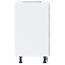 vidaXL Porto szürke sonoma színű szerelt fa konyhai alapszekrény