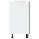 vidaXL Porto kézműves tölgy színű szerelt fa konyhai alapszekrény