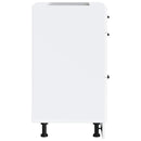 vidaXL Konyhai alsó szekrény Lucca fehér szerelt fa