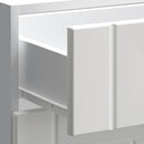 vidaXL Konyhai alsó szekrény Lucca fehér szerelt fa