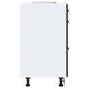 vidaXL fekete, műfa konyhaszekrény „Lucca”