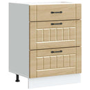 vidaXL Konyhai alsó szekrény Lucca sonoma tölgy szerelt fa