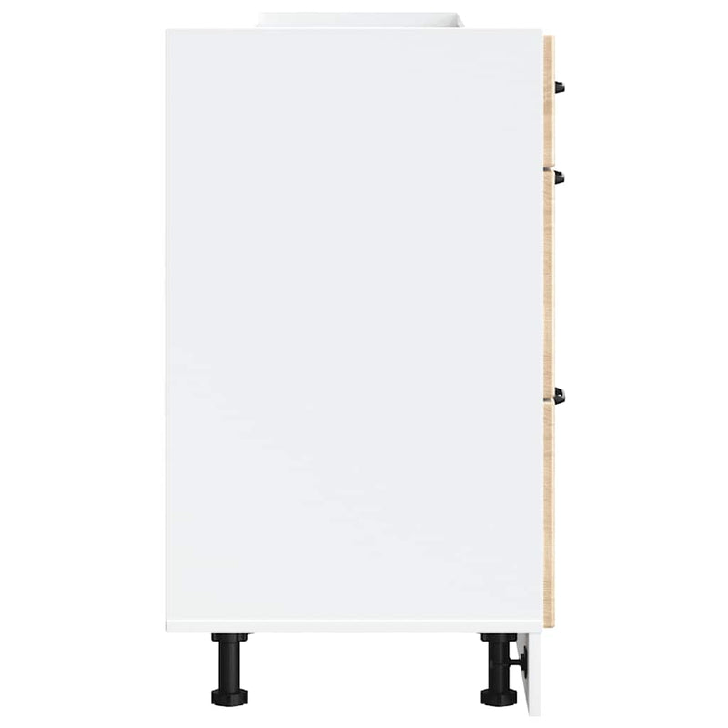 vidaXL Konyhai alsó szekrény Lucca sonoma tölgy szerelt fa