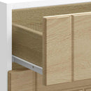 vidaXL Konyhai alsó szekrény Lucca sonoma tölgy szerelt fa
