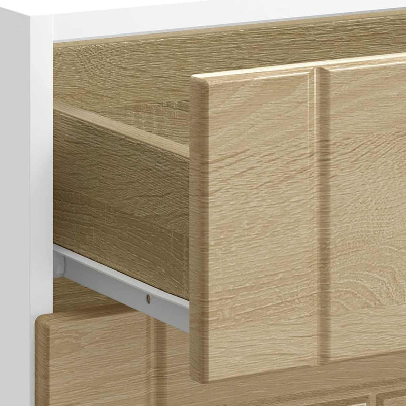 vidaXL Konyhai alsó szekrény Lucca sonoma tölgy szerelt fa