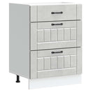 vidaXL Konyhai alsó szekrény Lucca betonszürke szerelt fa