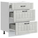 vidaXL Konyhai alsó szekrény Lucca betonszürke szerelt fa