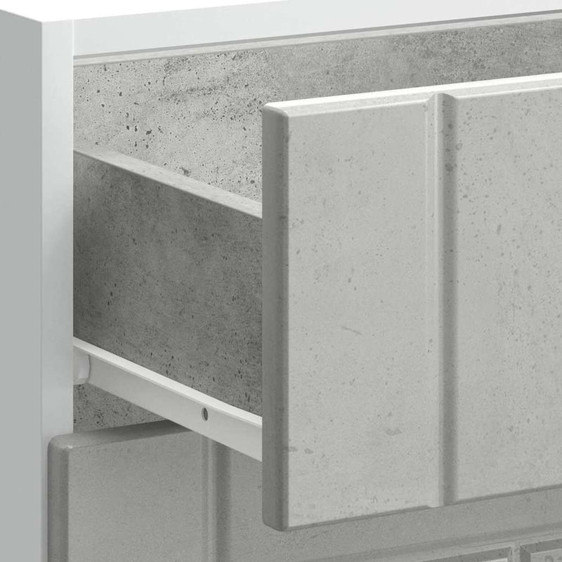 vidaXL Konyhai alsó szekrény Lucca betonszürke szerelt fa