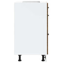 vidaXL Konyhai alsó szekrény Lucca barna tölgy szerelt fa