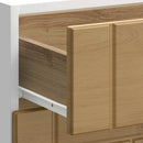 vidaXL Konyhai alsó szekrény Lucca kézműves tölgy szerelt fa