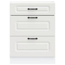 vidaXL Konyhai alsó szekrény Kalmar fehér műfa