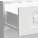 vidaXL Konyhai alsó szekrény Kalmar fehér műfa