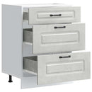 vidaXL Konyhai alapszekrény Kalmar beton szürke műfa