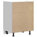 vidaXL Konyhai alapszekrény Kalmar beton szürke műfa