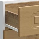 vidaXL Konyhai alapszekrény Kalmar kézműves tölgy műszaki fa