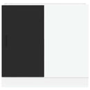 vidaXL “Lyon” mosdó alapszekrény fekete színű fából készült szekrény