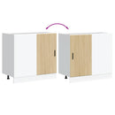 vidaXL “Lyon” mosogató alapszekrény sonoma tölgy műszaki fa