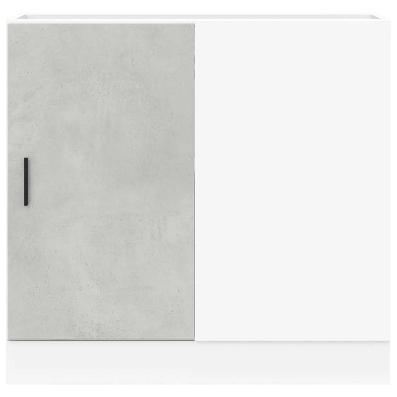 vidaXL “Lyon” mosdó alapszekrény beton szürke színű műfa