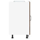 vidaXL “Lyon” mosogató alapszekrény füstölt tölgy fűrészelt fa