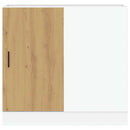 vidaXL “Lyon” mosogató alapszekrény kézműves tölgy műszaki fa