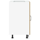 vidaXL “Lyon” mosogató alapszekrény kézműves tölgy műszaki fa