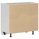 vidaXL “Lyon” mosogató alapszekrény kézműves tölgy műszaki fa