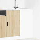 vidaXL Porto sonoma tölgy színű szerelt fa konyhai alapszekrény