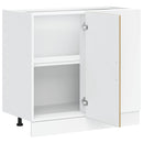 vidaXL Porto sonoma tölgy színű szerelt fa konyhai alapszekrény