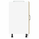 vidaXL Porto sonoma tölgy színű szerelt fa konyhai alapszekrény