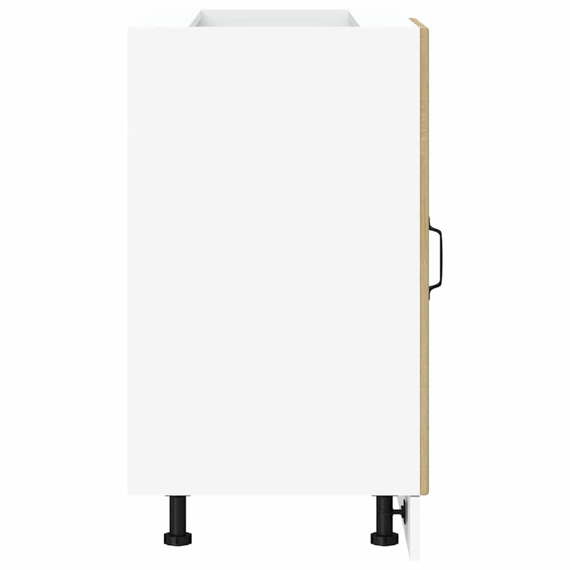 vidaXL Porto sonoma tölgy színű szerelt fa konyhai alapszekrény