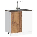 vidaXL Porto antik fa színű szerelt fa konyhai alapszekrény