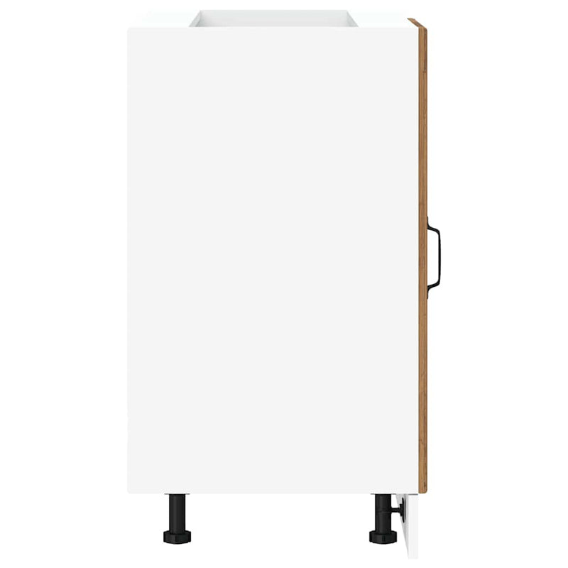 vidaXL Porto antik fa színű szerelt fa konyhai alapszekrény