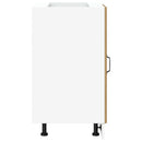 vidaXL Porto kézműves tölgy színű szerelt fa konyhai alapszekrény