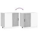 vidaXL alsó konyhaszekrény Lucca szürke sonoma műfa