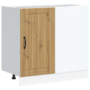 vidaXL alsó konyhaszekrény Lucca kézműves tölgy fűrészáru műfa