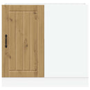 vidaXL alsó konyhaszekrény Lucca kézműves tölgy fűrészáru műfa