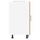 vidaXL alsó konyhaszekrény Lucca kézműves tölgy fűrészáru műfa