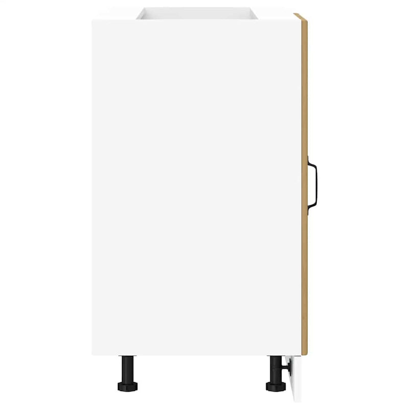 vidaXL alsó konyhaszekrény Lucca kézműves tölgy fűrészáru műfa