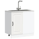 vidaXL Konyhai alsó szekrény Kalmar fehér műfa