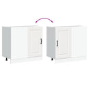 vidaXL Konyhai alsó szekrény Kalmar fehér műfa