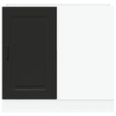 vidaXL fekete, műfa konyhaszekrény „Kalmar”