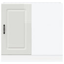 vidaXL konyhai alsószekrény "Kalmar" magasfényű fehér, rétegelt fa